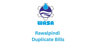 Wasa Rawalpindi Duplicate Bill
