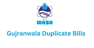 Wasa Gujranwala Duplicate Bill